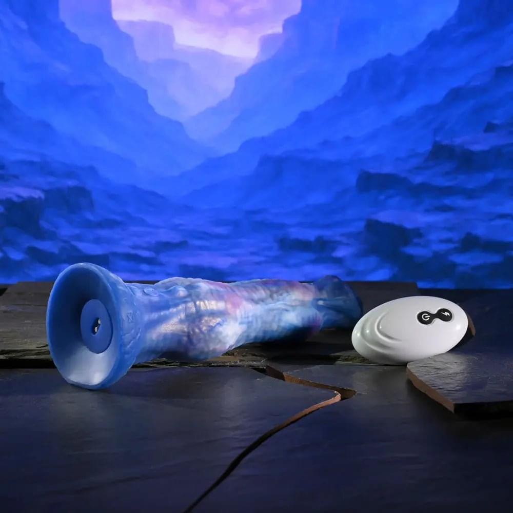 Gender X WILDEST DREAMS - USB Rechargeable Vibrating and Thrusting Fantasy Dildo with Wireless Remote Gender X Discreet Intimate Essentials.