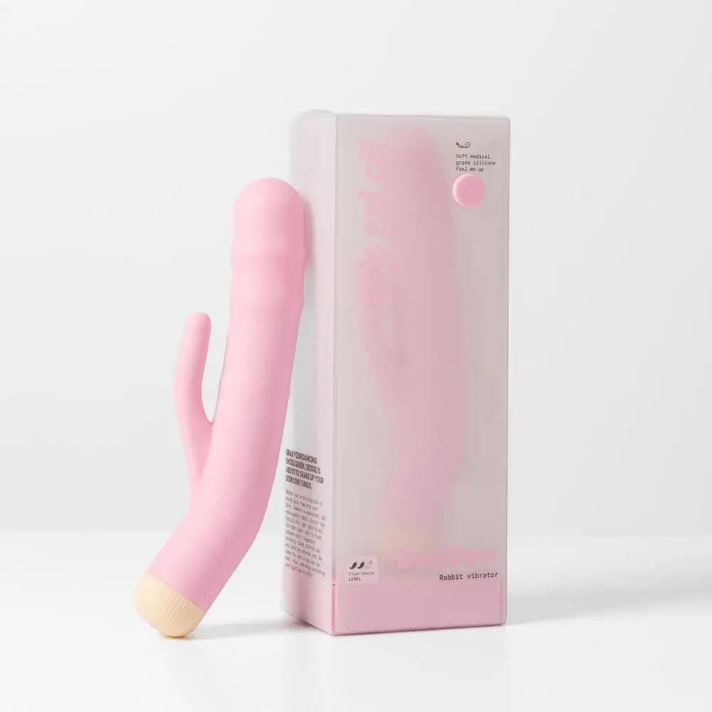 Girls Get Off - DeeDee -  19 cm USB Rechargeable Thrusting Rabbit Vibrator Girls Get Off Discreet Intimate Essentials.