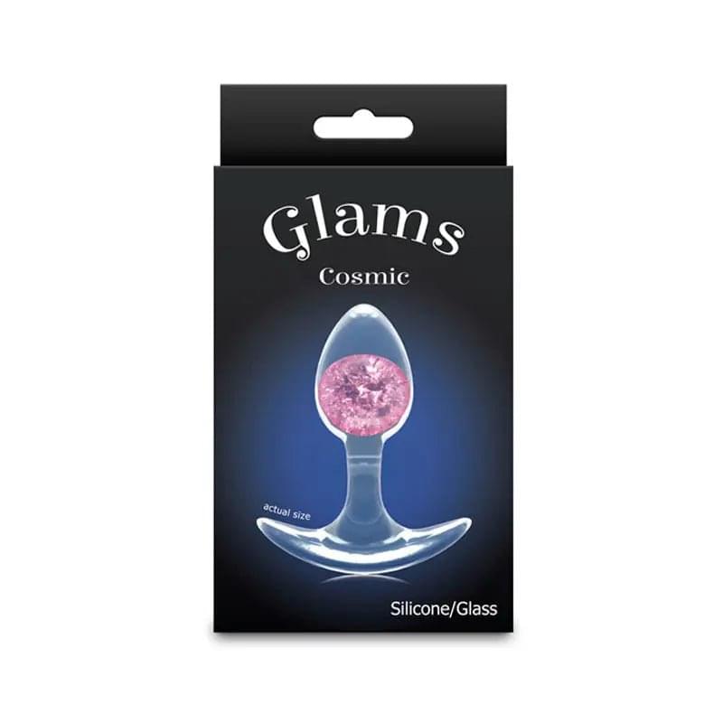Glams Cosmic - Small -  - Clear/ 8.1 cm Small Butt Plug NS Novelties Discreet Intimate Essentials.