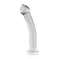 Glass Romance 3 Clear 7.5in Glass Romance Discreet Intimate Essentials.
