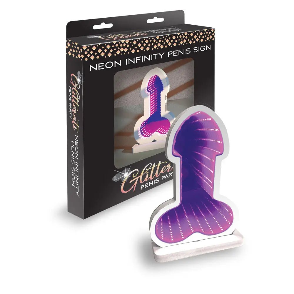 Shop affordable quality Glitterati Neon Infinity Penis Sign - Novelty LED Light - Discreet Intimate Essentials - NOVELTIES - Little Genie