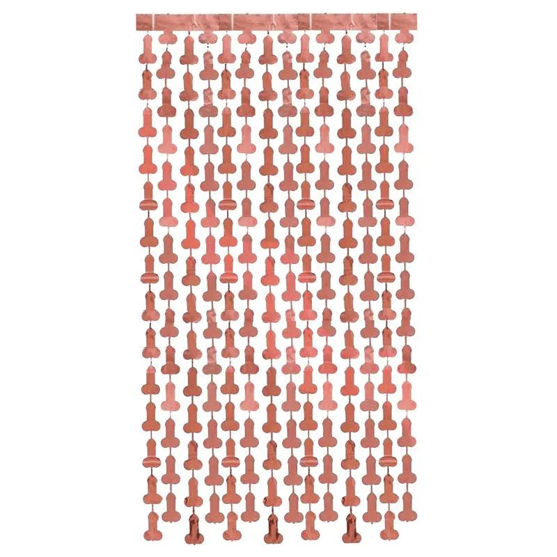 Shop affordable quality Glitterati - Penis Foil Curtains - Party Novelty - 2 Pack - Discreet Intimate Essentials - NOVELTIES - Little Genie