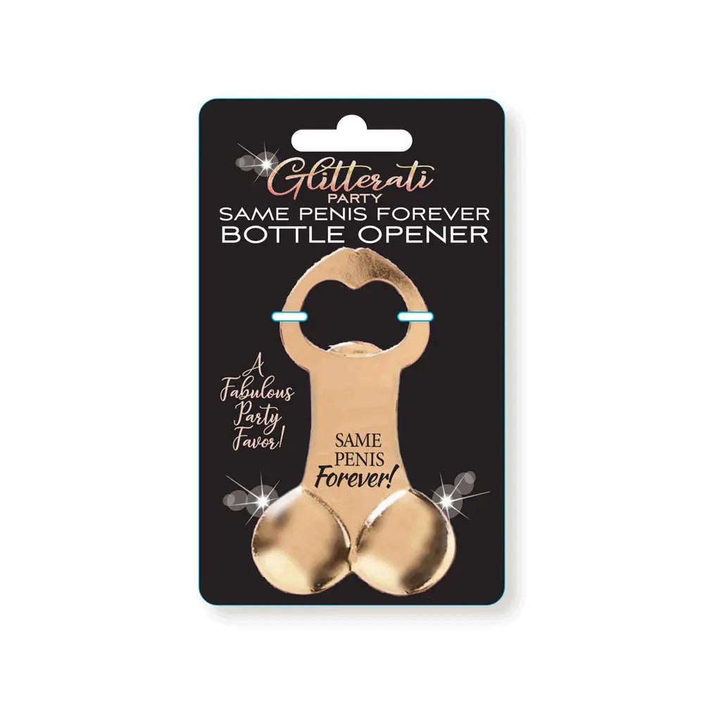 Shop affordable quality Glitterati Same Penis Forever Bottle Opener - Novelty Bottle Opener - Discreet Intimate Essentials - NOVELTIES - Little Genie