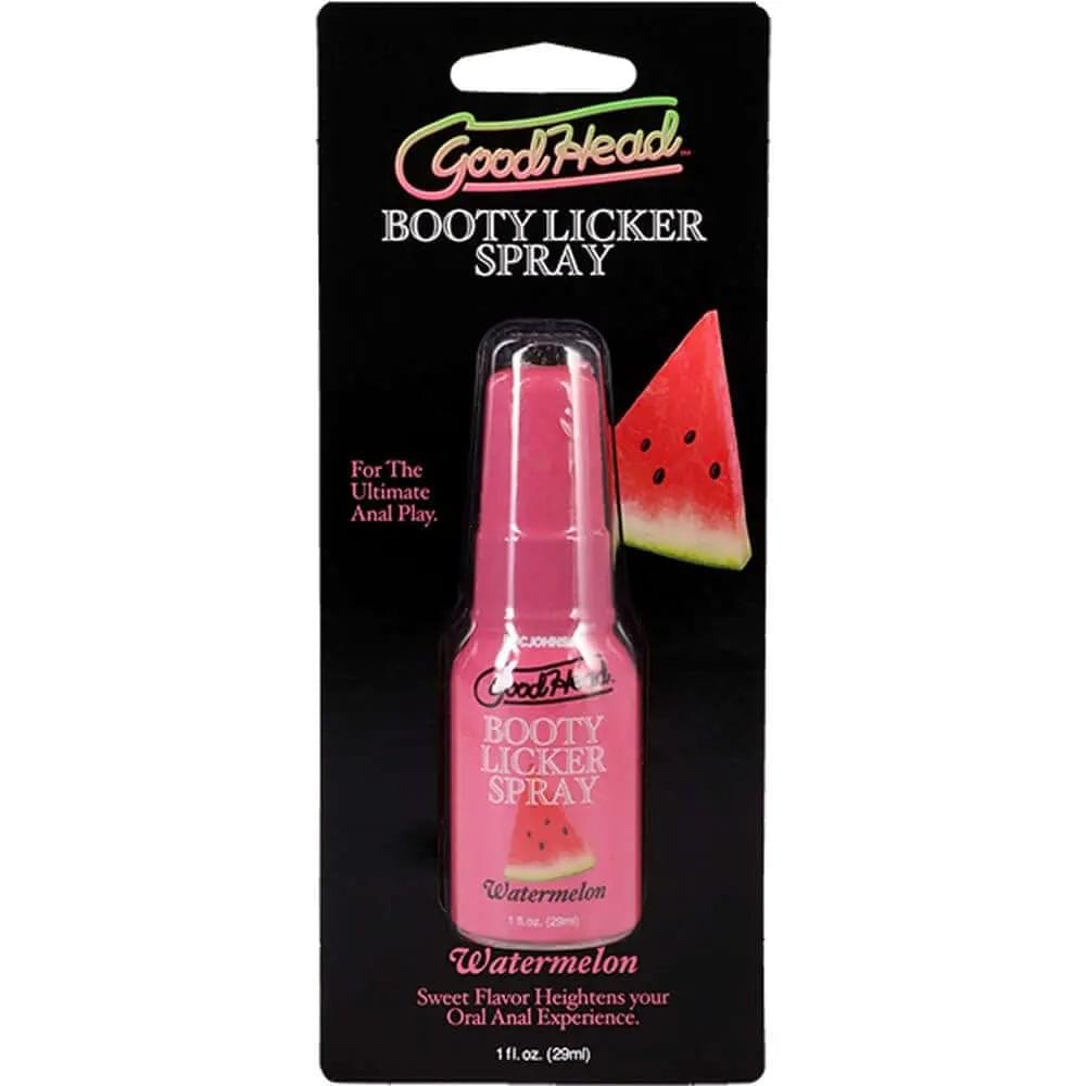 GoodHead Booty Licker Spray - Watermelon - Watermelon Flavoured Spray - 29 ml Bottle Doc Johnson Discreet Intimate Essentials.