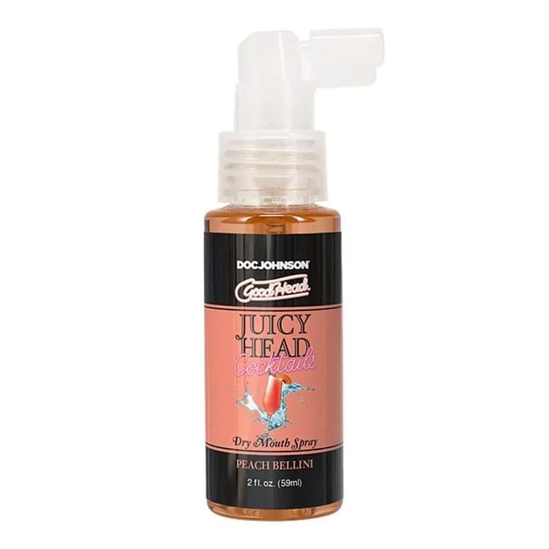 GoodHead Juicy Head Spray Cocktails Peach Bellini 59ml GoodHead Discreet Intimate Essentials.