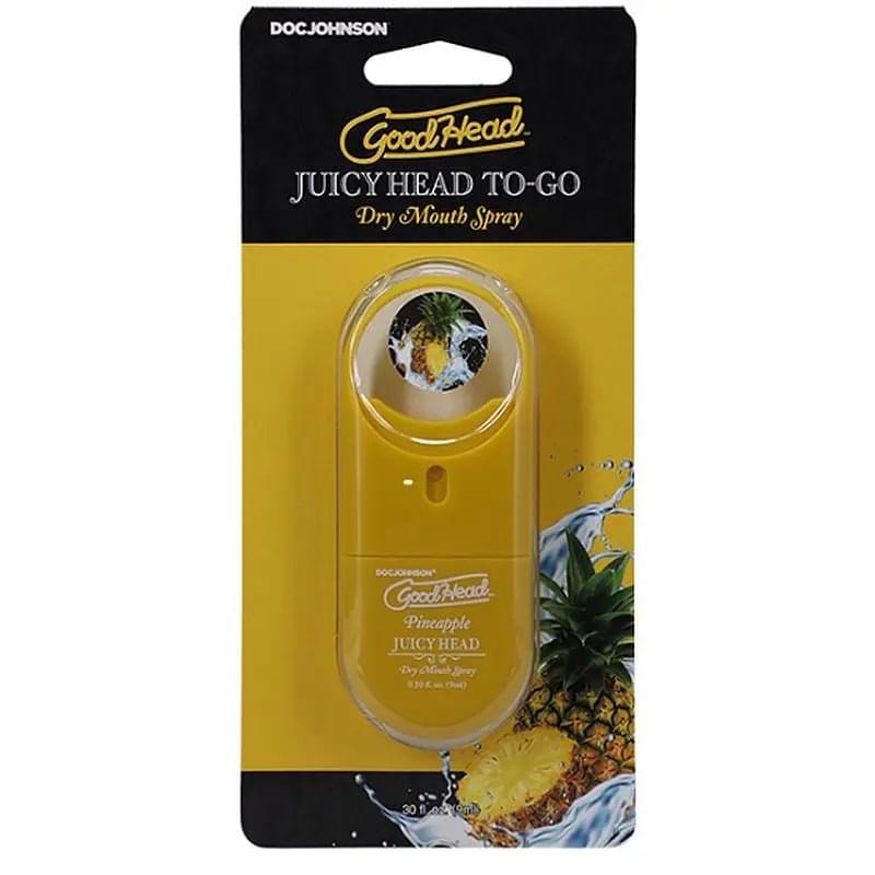 GoodHead Juicy Head Spray To-Go Pineapple 9ml GoodHead Discreet Intimate Essentials.