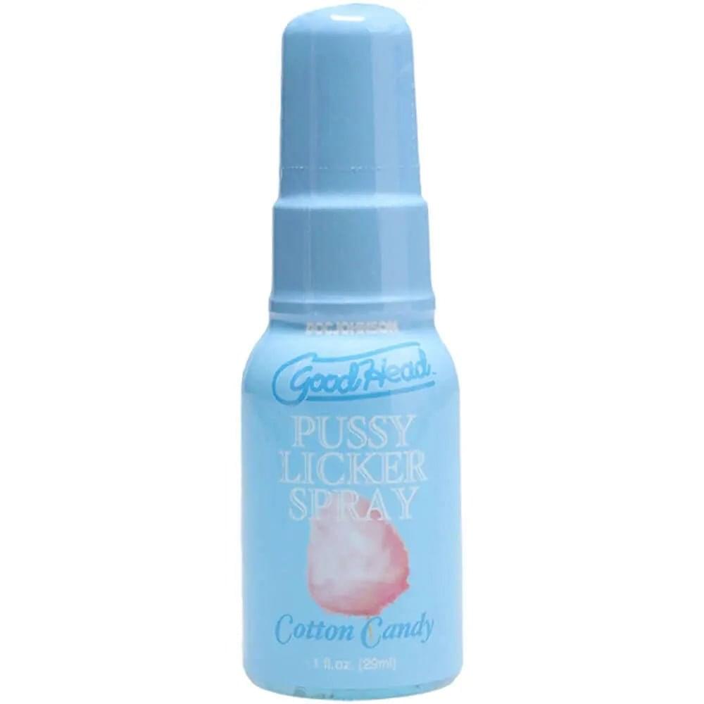 GoodHead Pussy Licker Spray - Cotton Candy - Cotton Candy Flavoured Spray - 29 ml Bottle Doc Johnson Discreet Intimate Essentials.