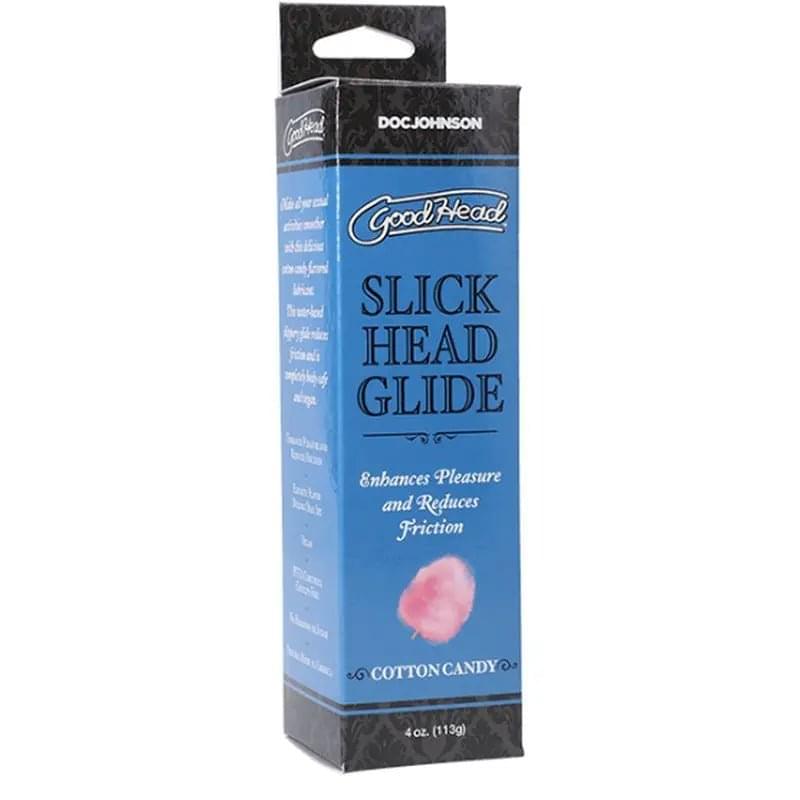 GoodHead Slick Head Glide Cotton Candy 4 oz/113g GoodHead Discreet Intimate Essentials.