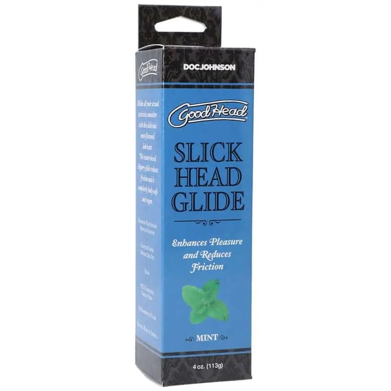 GoodHead Slick Head Glide - Mint - Mint Flavoured Lubricant - 120 ml Tube Doc Johnson Discreet Intimate Essentials.