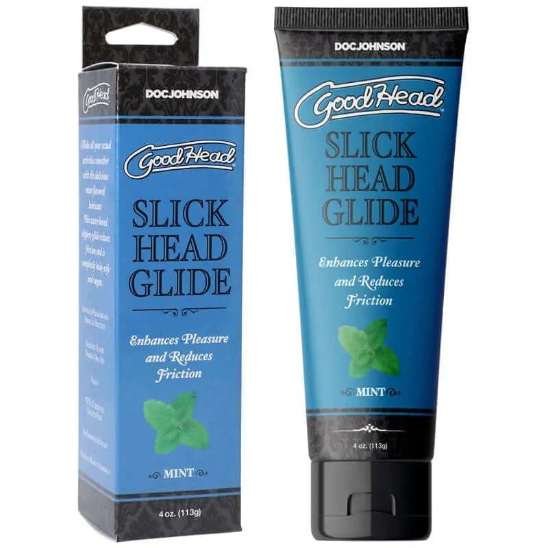 GoodHead Slick Head Glide - Mint - Mint Flavoured Lubricant - 120 ml Tube Doc Johnson Discreet Intimate Essentials.