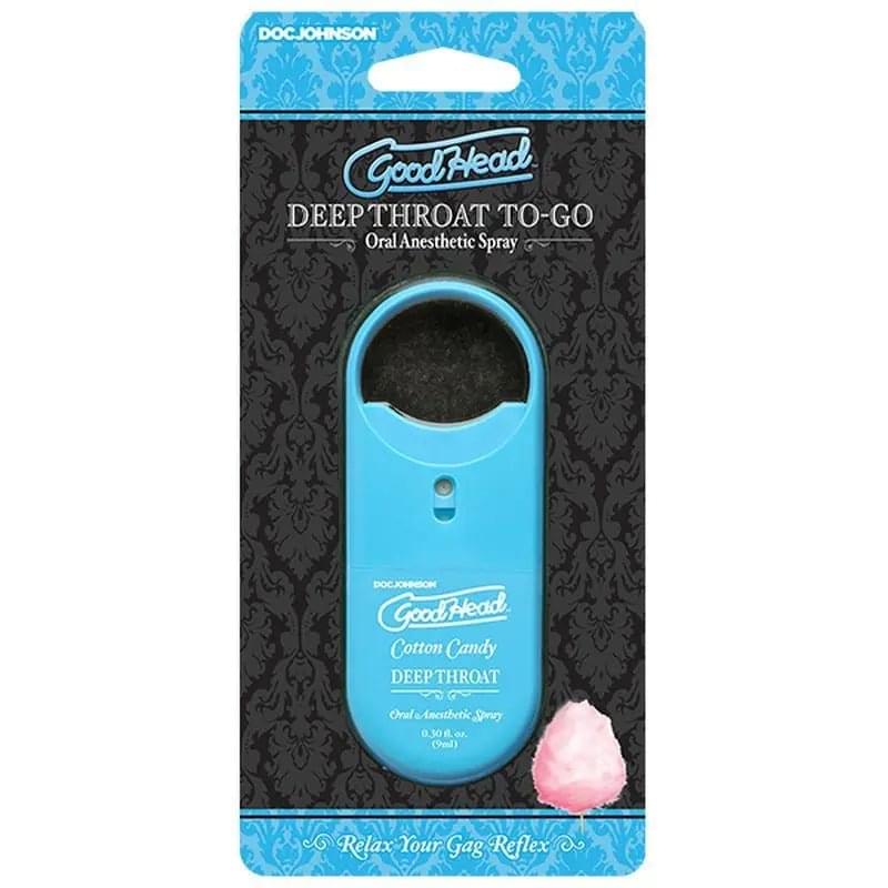 GoodHead To-Go Deep Throat Spray Cotton Candy 9ml GoodHead Discreet Intimate Essentials.