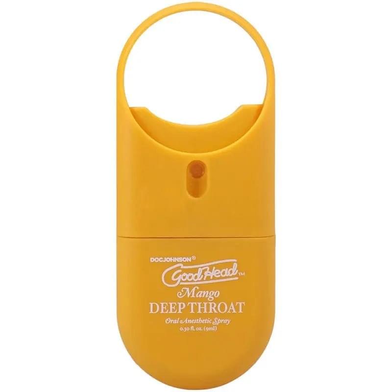 GoodHead To-Go Deep Throat Spray Mango 9ml GoodHead Discreet Intimate Essentials.
