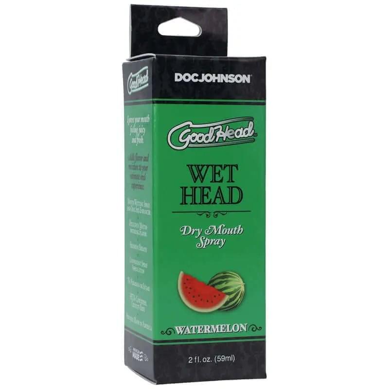 GoodHead Wet Head Dry Mouth Spray - Watermelon Flavoured - 59 ml Bottle Doc Johnson Discreet Intimate Essentials.
