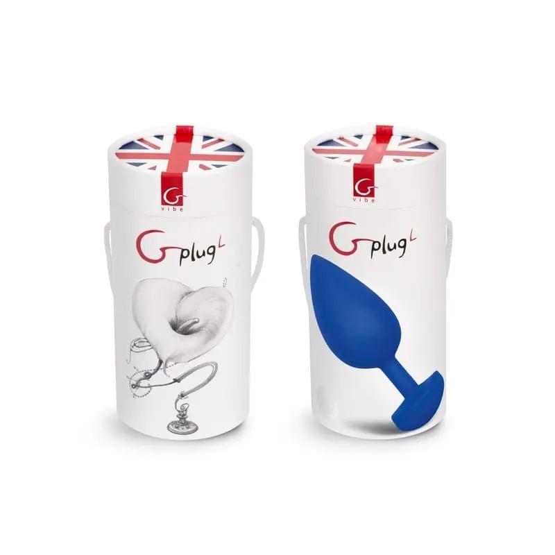Gplug Large Navy Blue Gvibe Discreet Intimate Essentials.