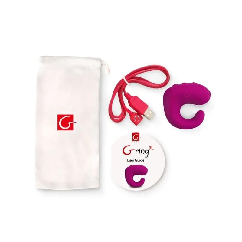 Gring XL Sweet Raspberry Gvibe Discreet Intimate Essentials.