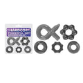 Hardcore Powerful Set Cock Rings - Set of 5 - Smoke Cock Rings - Set of 5 Excellent Power Discreet Intimate Essentials.