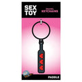 Hearts Paddle Keychain Wood Rocket Discreet Intimate Essentials.