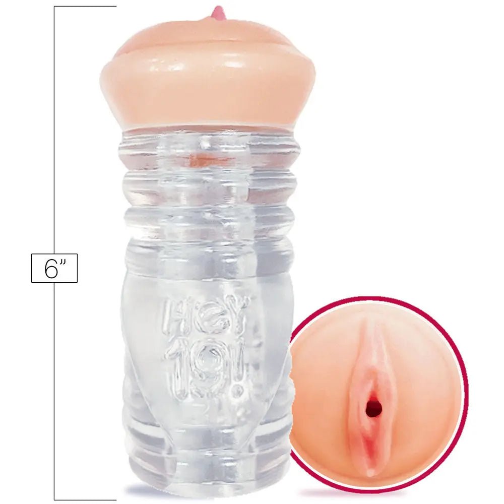 Shop affordable quality Hey 19! Haley Spades - /Clear Teen Vagina Stroker - Discreet Intimate Essentials - MASTURBATORS - Icon Brands