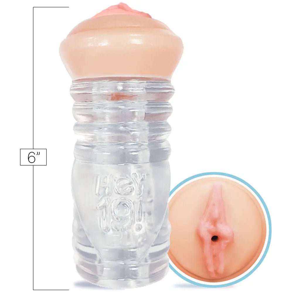 Shop affordable quality Hey 19! Leah Gotti - /Clear Teen Vagina Stroker - Discreet Intimate Essentials - MASTURBATORS - Icon Brands
