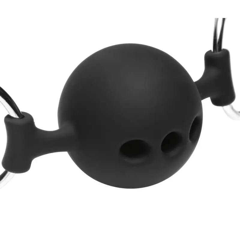 Hinder Breathable Silicone Ball Gag With Nipple Clamps Master Series Discreet Intimate Essentials.