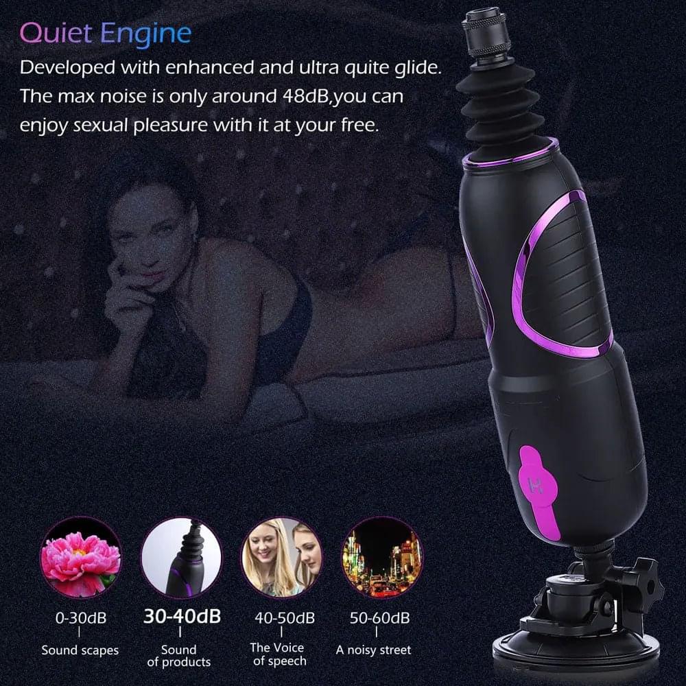Hismith Pro Traveler 2.0 - Mains Powered Portable Sex Machine with App Control and Remote Hismith Discreet Intimate Essentials.