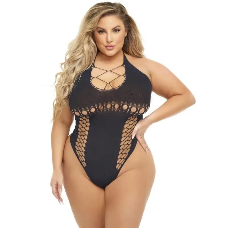 Hot To Handle Bodysuit Pink Lipstick Discreet Intimate Essentials.