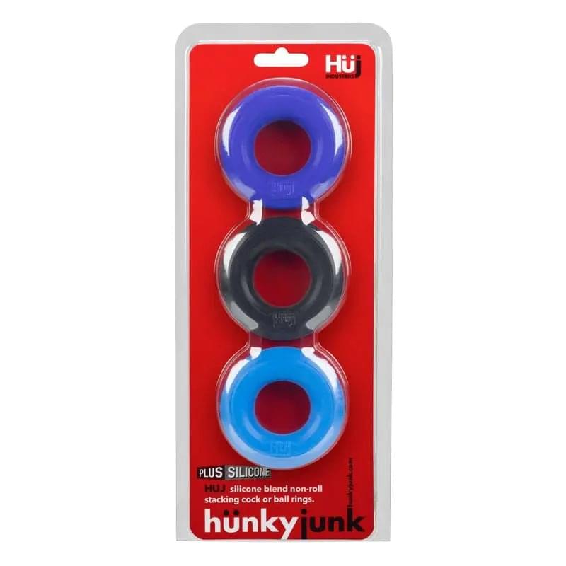 HUJ3 C-RING 3 Pc by Hunkyjunk Hunkyjunk Discreet Intimate Essentials.