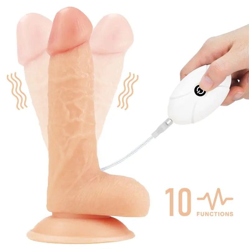 Ingen Vibrating Easy Strap-On Set -  17.8 cm (7'') Vibrating Strap-On Lovetoy Discreet Intimate Essentials.