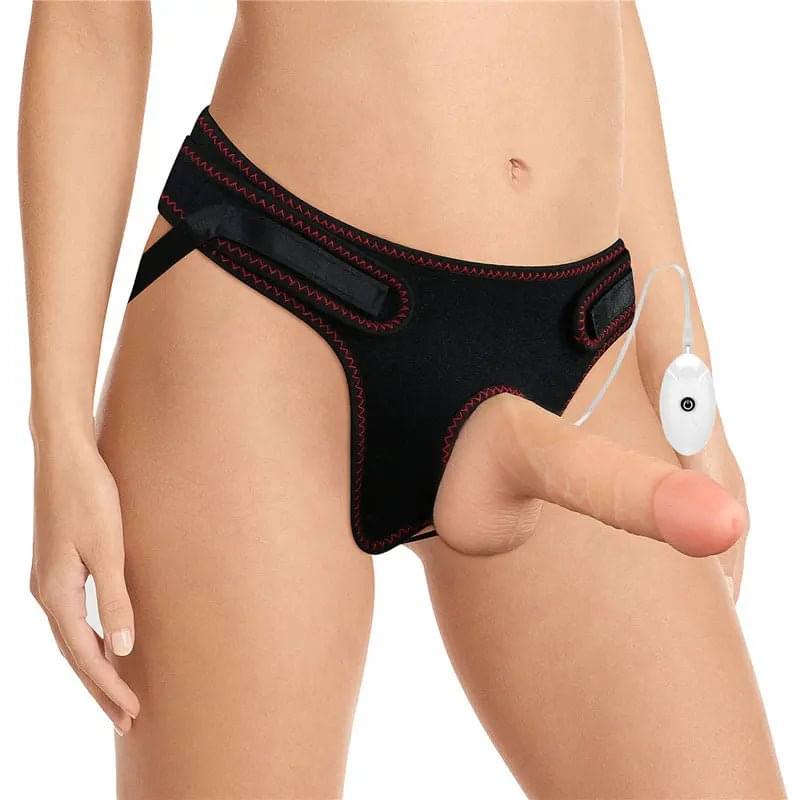 Ingen Vibrating Easy Strap-On Set -  17.8 cm (7'') Vibrating Strap-On Lovetoy Discreet Intimate Essentials.