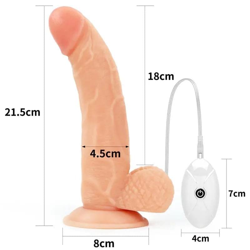 Ingen Vibrating Easy Strap-On Set -  21.6 cm (8.5'') Vibrating Strap-On Lovetoy Discreet Intimate Essentials.
