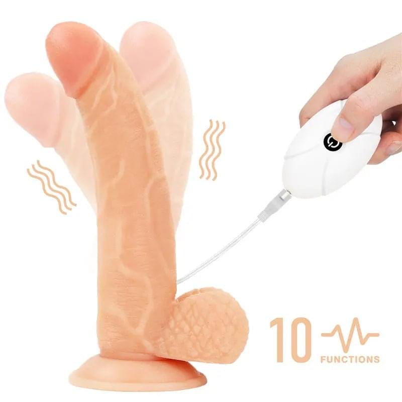 Ingen Vibrating Easy Strap-On Set -  21.6 cm (8.5'') Vibrating Strap-On Lovetoy Discreet Intimate Essentials.