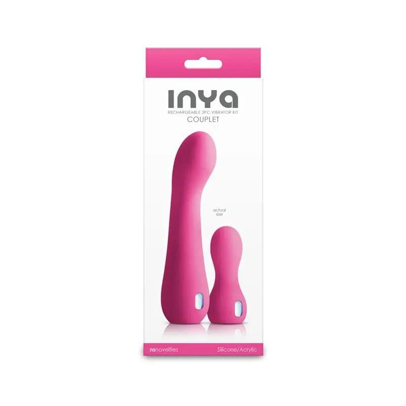 INYA Couplet -  -  USB Rechargeable Vibrators - Set of 2 Sizes NS Novelties Discreet Intimate Essentials.