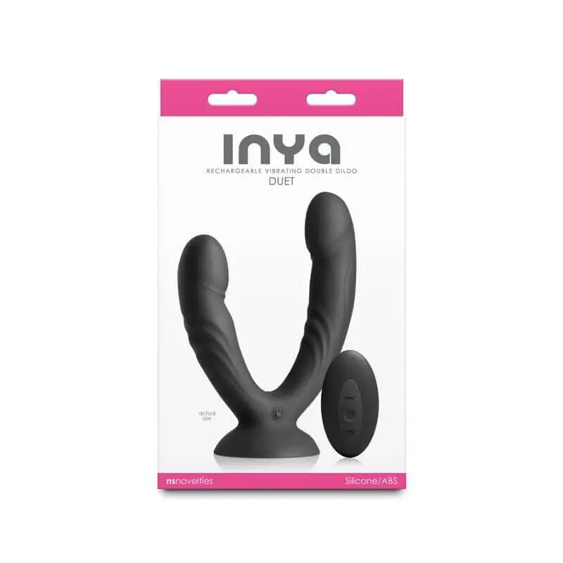 INYA Duet -  -  USB Rechargeable Vibrating Double Dildo with Wireless Remote NS Novelties Discreet Intimate Essentials.