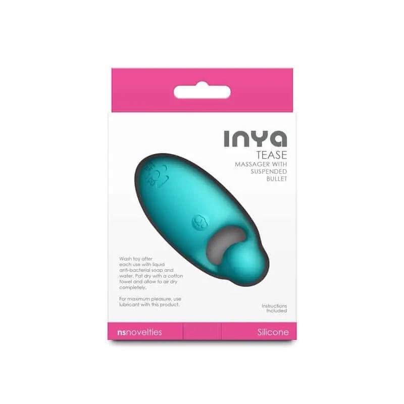 INYA Tease - Teal - Teal USB Rechargeable Finger Stimulator NS Novelties Discreet Intimate Essentials.
