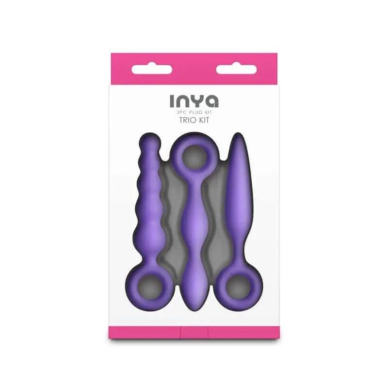 INYA Trio Kit -  -  Anal Plugs - Set of 3 NS Novelties Discreet Intimate Essentials.