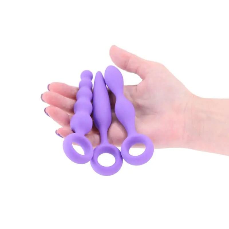INYA Trio Kit -  -  Anal Plugs - Set of 3 NS Novelties Discreet Intimate Essentials.