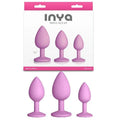 INYA Triple Ace Kit - Blush -  Butt Plugs - Set of 3 Sizes NS Novelties Discreet Intimate Essentials.