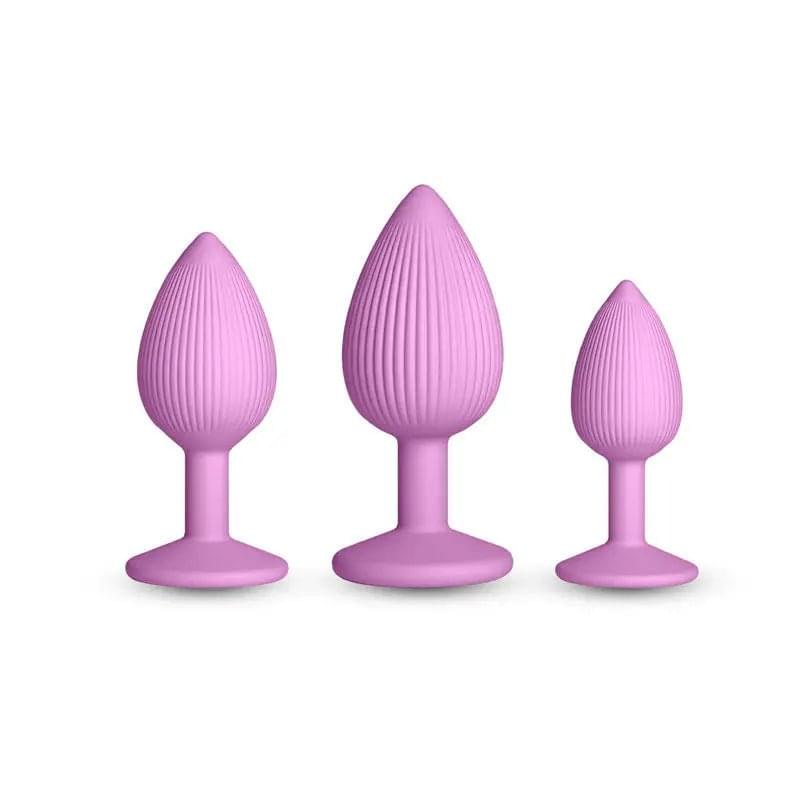 INYA Triple Ace Kit - Blush -  Butt Plugs - Set of 3 Sizes NS Novelties Discreet Intimate Essentials.