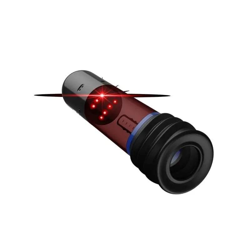 ISP90 Curve Infrared Automatic LCD Penis Pump Blue Peak Performa Discreet Intimate Essentials.