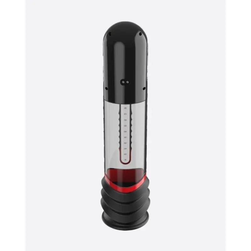 ISP90 Curve Infrared Automatic LCD Penis Pump Red Peak Performa Discreet Intimate Essentials.