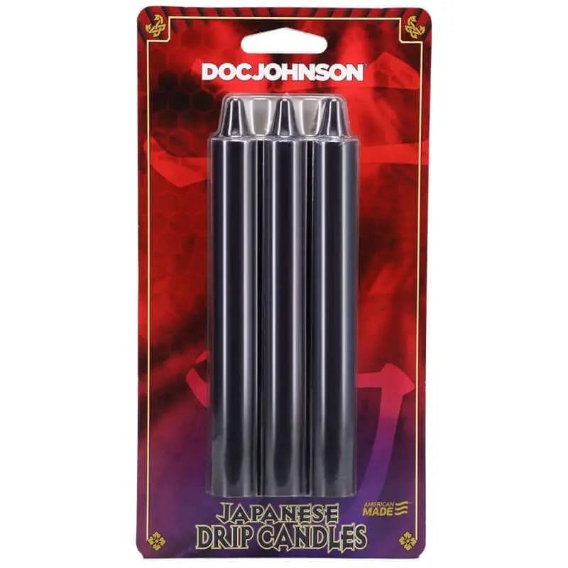 Japanese Drip Candles -  -  3-Pack Doc Johnson Discreet Intimate Essentials.