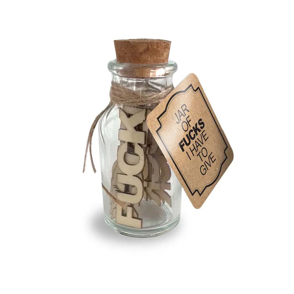 Shop affordable quality Jar Of Fucks I Have To Give - Novelty Gift - 15 Pack - Discreet Intimate Essentials - NOVELTIES - Little Genie