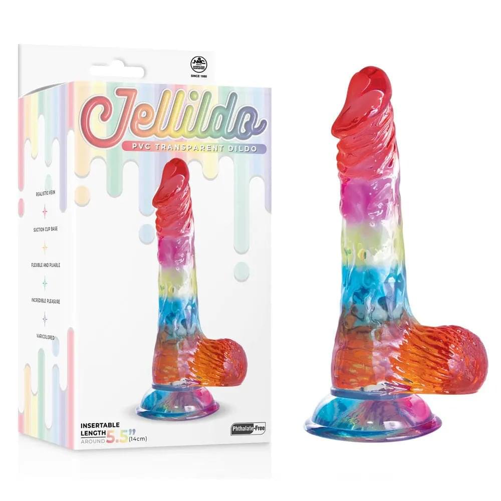 Jellido 14cm Dildo - Clear  14 cm Dildo Excellent Power Discreet Intimate Essentials.