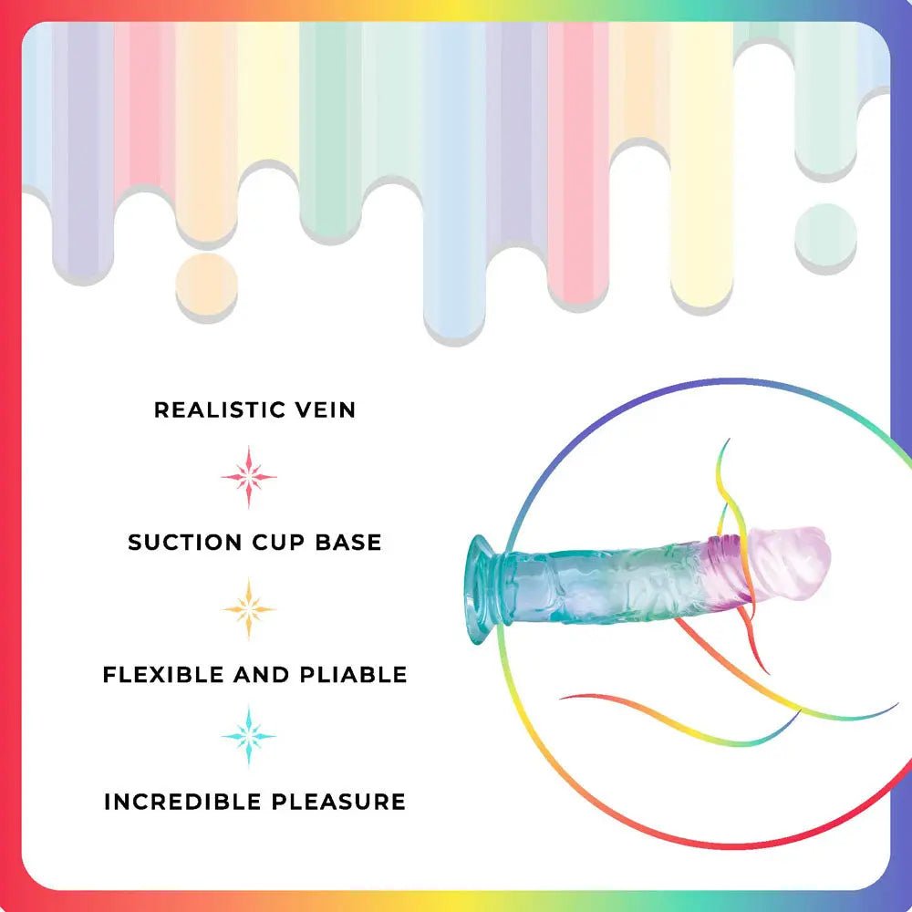 Shop affordable quality Jellido 18cm Dildo - Clear 18 cm Dildo - Discreet Intimate Essentials - DONGS - Excellent Power