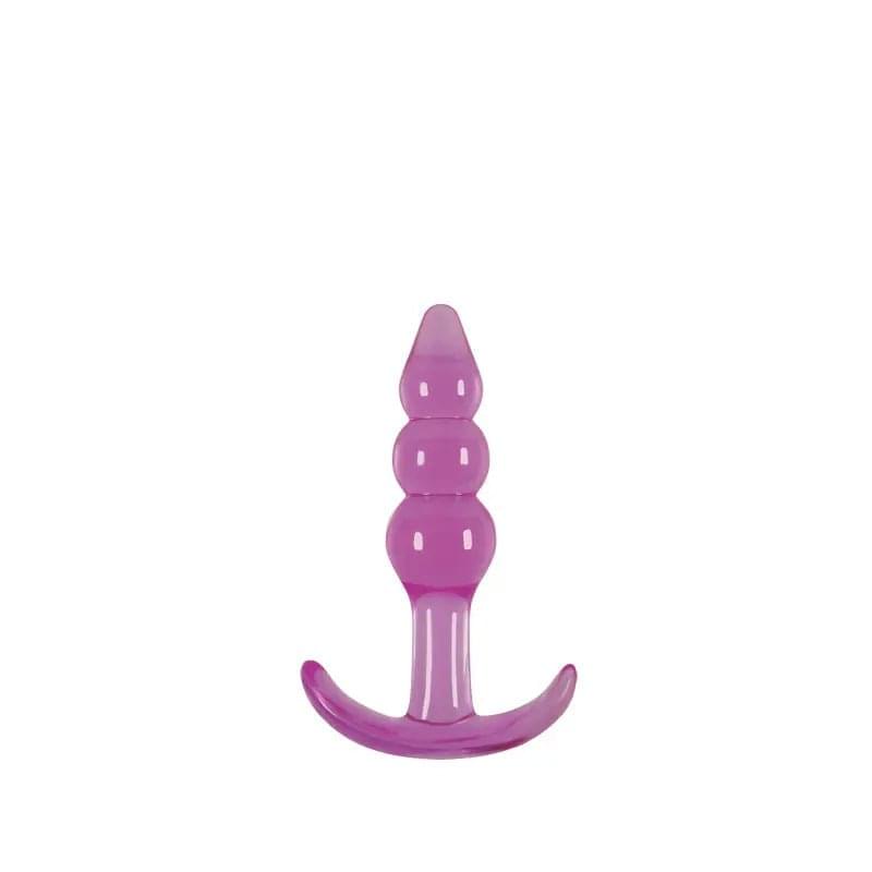Jelly Rancher Ripple T-Plug -  -  10.9 cm (4.3'') Butt Plug NS Novelties Discreet Intimate Essentials.