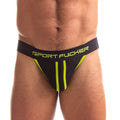 Jersey Jock Black/Green Sport Fucker Discreet Intimate Essentials.