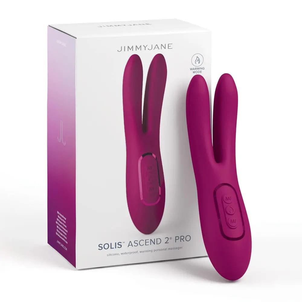 JimmyJane Solis Ascend 2 PRO -  16 cm USB Rechargeable Dual Tip Stimulator JimmyJane Discreet Intimate Essentials.