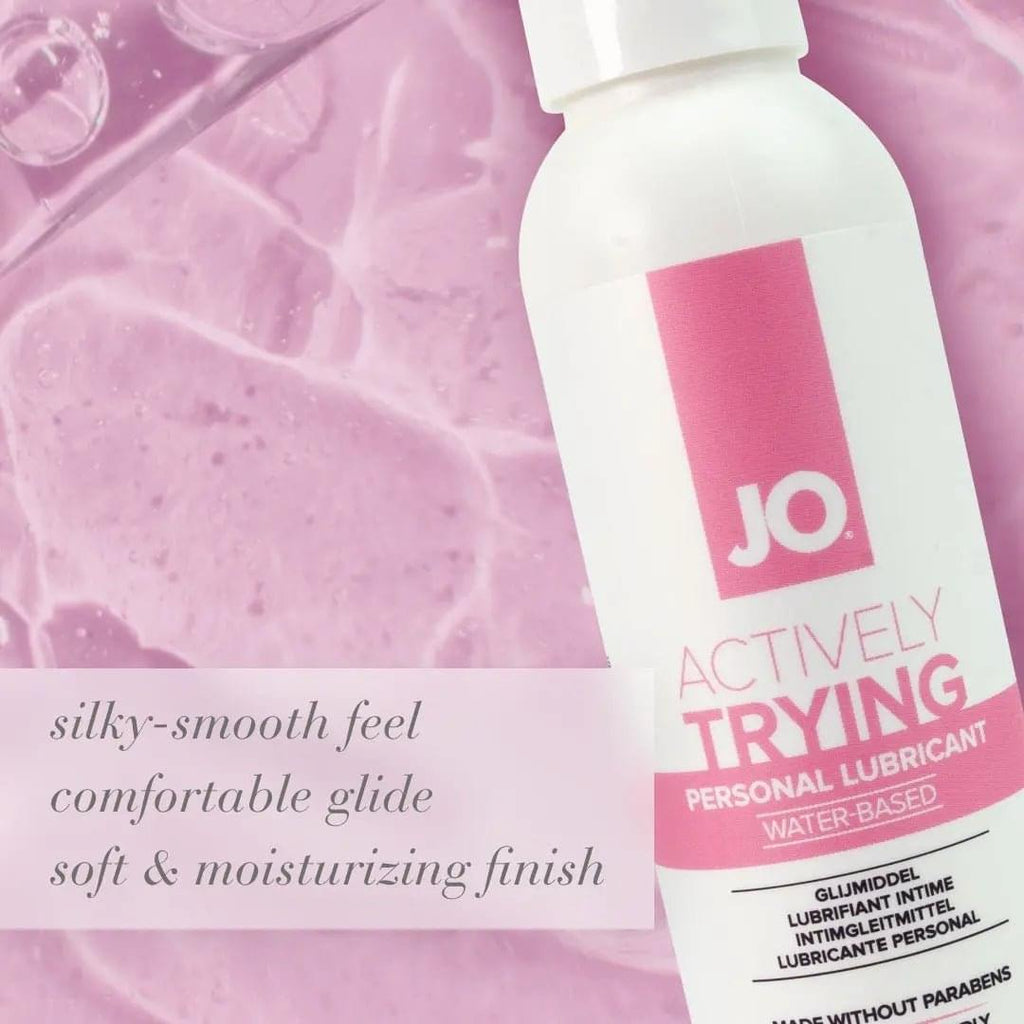 JO Actively Trying - 120ml - Water Based Fertility Friendly Lubricant - 120 ml Bottle JO Discreet Intimate Essentials.
