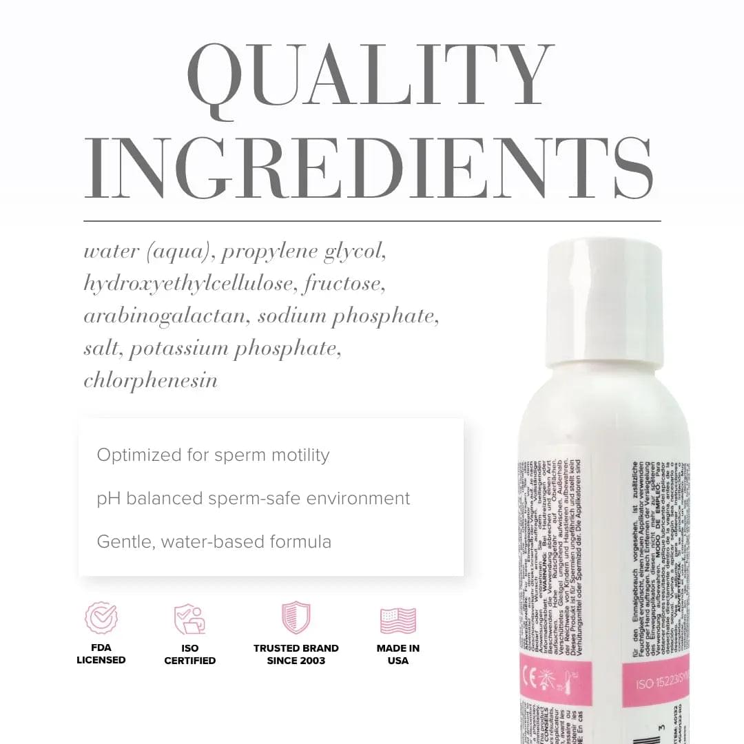 JO Actively Trying - 120ml - Water Based Fertility Friendly Lubricant - 120 ml Bottle JO Discreet Intimate Essentials.