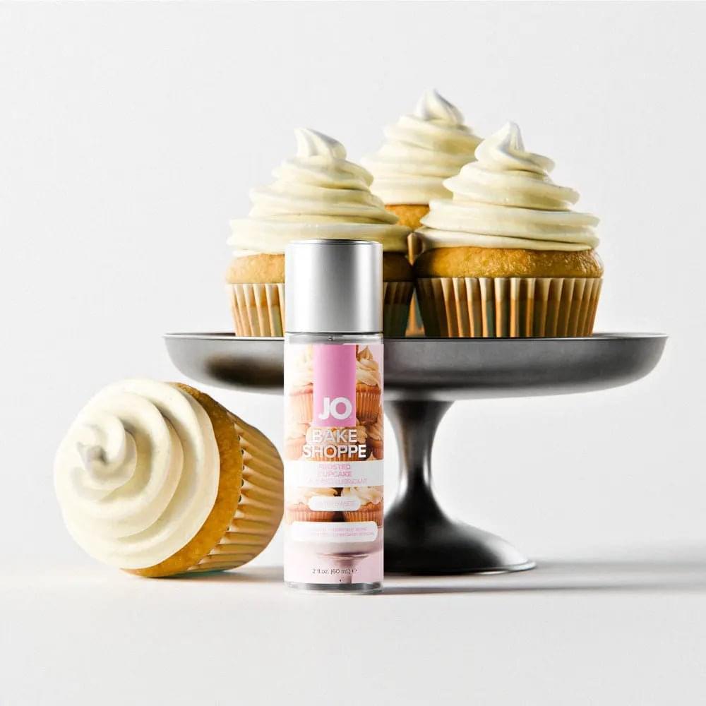 JO Bake Shoppe - Frosted Cupcake - Frosted Cupcake Flavoured Water Based Lubricant - 60 ml Bottle JO Discreet Intimate Essentials.
